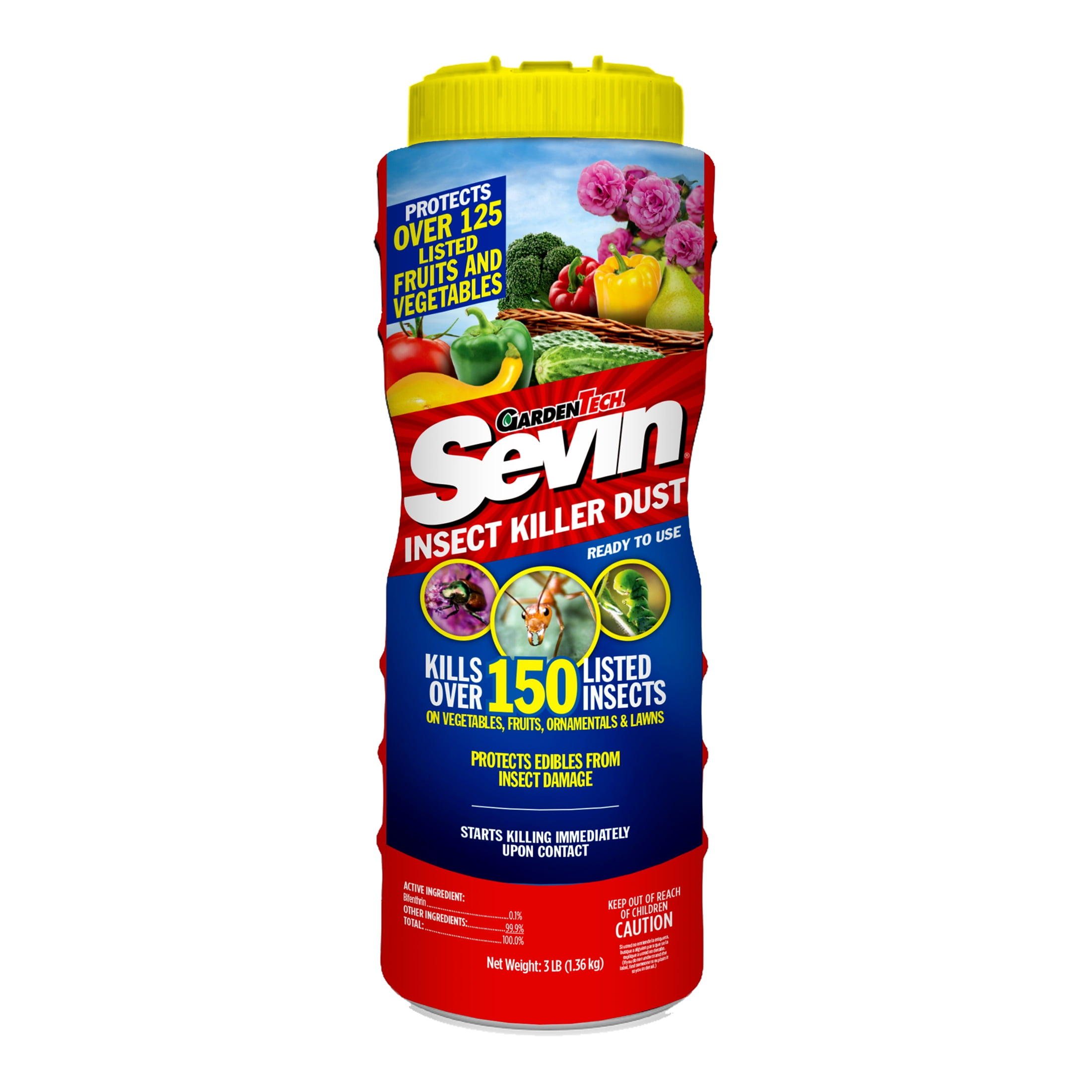 Sevin Garden Insect Killer Ready-to-Use Dust, 3 lb. Can