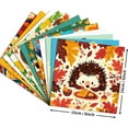 thumbnail image 3 of SunWMart Thanksgiving Scrapbook Paper, Single Sided Decorative Craft Paper Cardstock For DIY Art Craft Card Making Supplies Photo Album Journal Decoration, 2 x 12 Sheets 6 x 6 Inch, 3 of 7