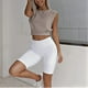 thumbnail image 1 of Camiseta sin mangas corta con cuello redondo, camiseta sin mangas con cuello redondo para mujer, camiseta sin mangas holgada, camiseta sin mangas con cuello redondo, salida de alta intensidad, 1 of 4