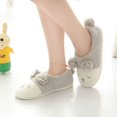 thumbnail image 4 of SHAR Winter Animal Pattern Plush Slippers for Women, 4 of 5