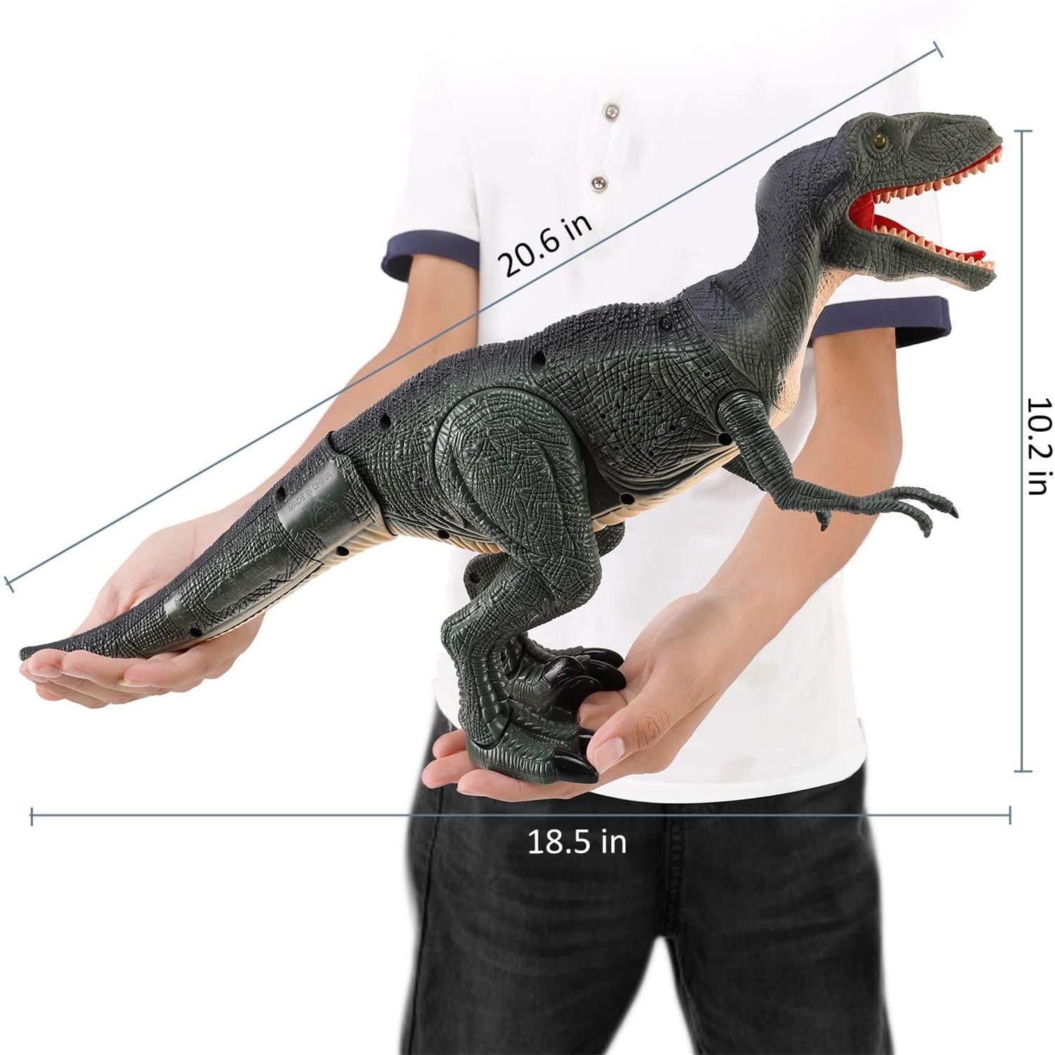 CIPACHO 14.5" Robot Dinosaur Toy, Walking Dinosaur Toy for Kids, Great Electronic Toy for 3-8 Year Old, Gray CIPACHO 14.5" Robot Dinosaur Toy, Walking Dinosaur Toy for Kids, Great Electronic Toy for 3-8 Year Old, Gray