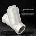 thumbnail image 4 of Y Strainer, Y Shaped Strainer Practical 1 Inch DN25 Double Layer Mesh Structure 304 Stainless Steel Washable Low  Resistance  For Relief Valves, 4 of 8