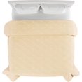 thumbnail image 3 of Bedford Homes 66A-25801 Solid Color Bed Quilt - Twin Size - Ivory, 3 of 7