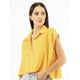 thumbnail image 4 of Crop top camisero de lino AMAD Casual para mujer Talla M, 4 of 5