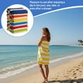 thumbnail image 7 of 100% Cotton Beach Towels Pack of 6 – Soft, Absorbent & Quick Dry Cabana Striped Pool Towels for Adults – Large, Lightweight, and Durable Cotton Towels for Beach, 7 of 7