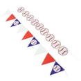 thumbnail image 5 of Dayesque 2-Pack Baseball Triangle Banner Flags for Sports Birthday Party Decorations, Hanging Sports Theme Supplies, 5 of 8