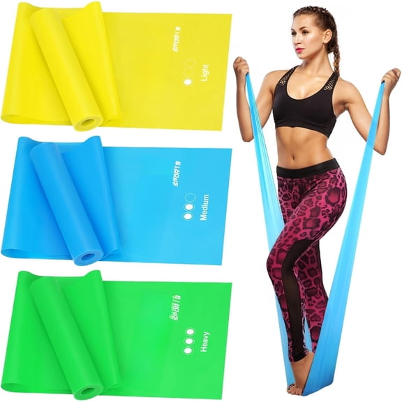 Resistance Bands, Professional Exercise Bands, Physical Bands for Strength , Yoga, Pilates, Stretching, , Stretch Elastic Band for Working Out, Workout Bands for Gym
