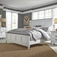 thumbnail image 5 of Liberty Furniture Industies, INC Queen Panel Bed, Dresser & Mirror, Night Stand - White w/ Charcoal Tops, 5 of 16