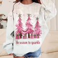 thumbnail image 2 of WAVSUF Girls Fleece Christmas Sweatshirt Crew Neck Long Sleeve Soft Comfort Fall Winter Warm Party Pullover 5, 2 of 4