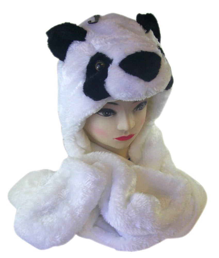 Snow & Ice Sports Skiing Panda Bear Plush Animal Hat with Ear Flaps Clothing Snow & Ice Sports Skiing Panda Bear Plush Animal Hat with Ear Flaps Clothing