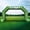 Dark Green, variant on Sewinfla 20FT Red Inflatable Arch Start Line &Finish Line Inflatable Arch with Powerful Blower Outdoor Hexagon Inflatable Archway for 5K Race Marathon School Sports Advertising & Commerce Event