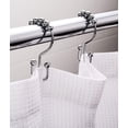 thumbnail image 4 of 2 Lb. DepotÂ Shower Curtain Rings Hooks, Rustproof Stainless Steel, Set of 12 for Shower Rods (Polished Chrome), 4 of 12