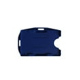 thumbnail image 2 of SagaSave Hard Plastic ID Card Holder Badge Holders Vertical/Horizontal Double Sided for 2 Cards, 2 of 6