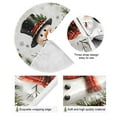thumbnail image 2 of Ryvnso Christmas Tree Skirt Snowman Pine Cones Xmas Tree Skirts Ornament Home Decorations 47.2", 2 of 6