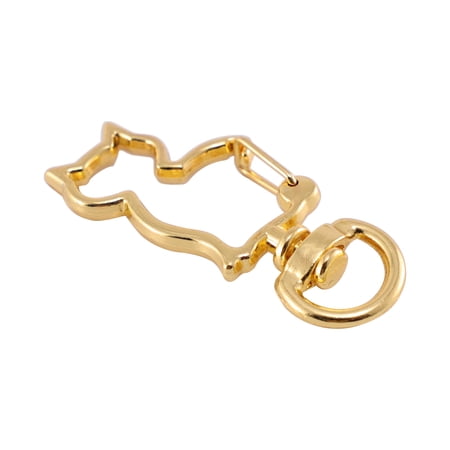 YOSADIER 20 Pieces Cat Keychain Charms Making Supplies for Easy Attachment to Keys Bags and Accessories