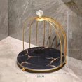 thumbnail image 2 of Organizador de Baño Baoblaze Rack de Metal de Lujo Negro 1 Nivel, 2 of 7
