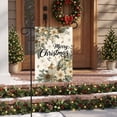 thumbnail image 6 of Sm:)e Poinsettia Vintage Lantern Christmas Garden Flag 12 x 18 Inch, Double-Sided Printing, Outdoor Welcome Decor for Yards, 6 of 8