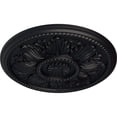 thumbnail image 3 of Ekena Millwork 18"OD x 1 3/4"P Edinburgh Ceiling Medallion (Fits Canopies up to 5 1/4"), Hand-Painted Steel Gray, 3 of 6
