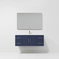 thumbnail image 5 of Geneva 48 in. W Navy Blue Vanity, White Quartz Top, Faucet Set, and 48 in. LED Mirror, 5 of 11