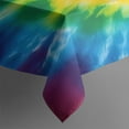 thumbnail image 3 of Colorful Tie Dye Mandala Pattern Rectangle Tablecloth 60"x84",Waterproof Polyester Rectangle Table Cloth, Wipeable Spillproof Polyester Tablecloth for Dining, Camping, Indoor and Outdoor, 3 of 5