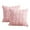 02# Pink, variant on Light Pink Bow Pillow Covers, Fall Christmas Decor Aesthetic, Christmas Throw Pillow Soft Plush Faux Pillowcase for Bed Couch Sofa,18x18 Inch