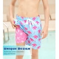 thumbnail image 4 of Aideaone Boys Swim Trunks with Compression Liner Casual Bathing Suit for Kids Swim Shorts 6-18 Years, 4 of 6