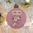 thumbnail image 5 of I Ruff Love You Dog Funny Humor Wood Christmas Tree Holiday Ornament, 5 of 7