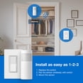 thumbnail image 4 of Interruptor de luz inalámbrico con sensor de movimiento Lutron Claro White, 4 of 6