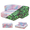 Rainbow, variant on Baxluxe Velvet Toddler Sofa Chairs, Glow in The Dark Kids Play Couch Toddler Fold Out Sofa, Convertible Modular Baby Couch Lounger Chairs, Luminous Sofa Chairs for Bedroom, Playroom, Rainbow