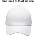 thumbnail image 3 of Backless Ponytail Baseball Caps for Women Curly Hair Hats Adjustable Cotton Sun Visor Cap Messy Bun Ponytail Cap, 3 of 4