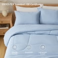 thumbnail image 4 of Breescape Essentials B-COOL Cooling Comforter, Blue, Full/Queen, 4 of 13