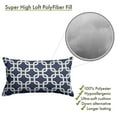 thumbnail image 4 of Majestic Home Goods Pillow 12x20 Links Navy, 4 of 4