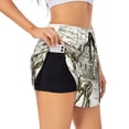 thumbnail image 1 of Balery Horses Grazing On Meadow Pantalones cortos deportivos para mujer con forro y dos bolsillos, elásticos, para entrenamiento, gimnasio, yoga-X-Large, 1 of 7