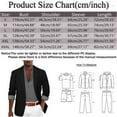 thumbnail image 3 of Men Blazers Classic Fit Autumn And Winter Solid Color Lapel One Button Multi Pockets Jacket Winter Jackets, 3 of 6