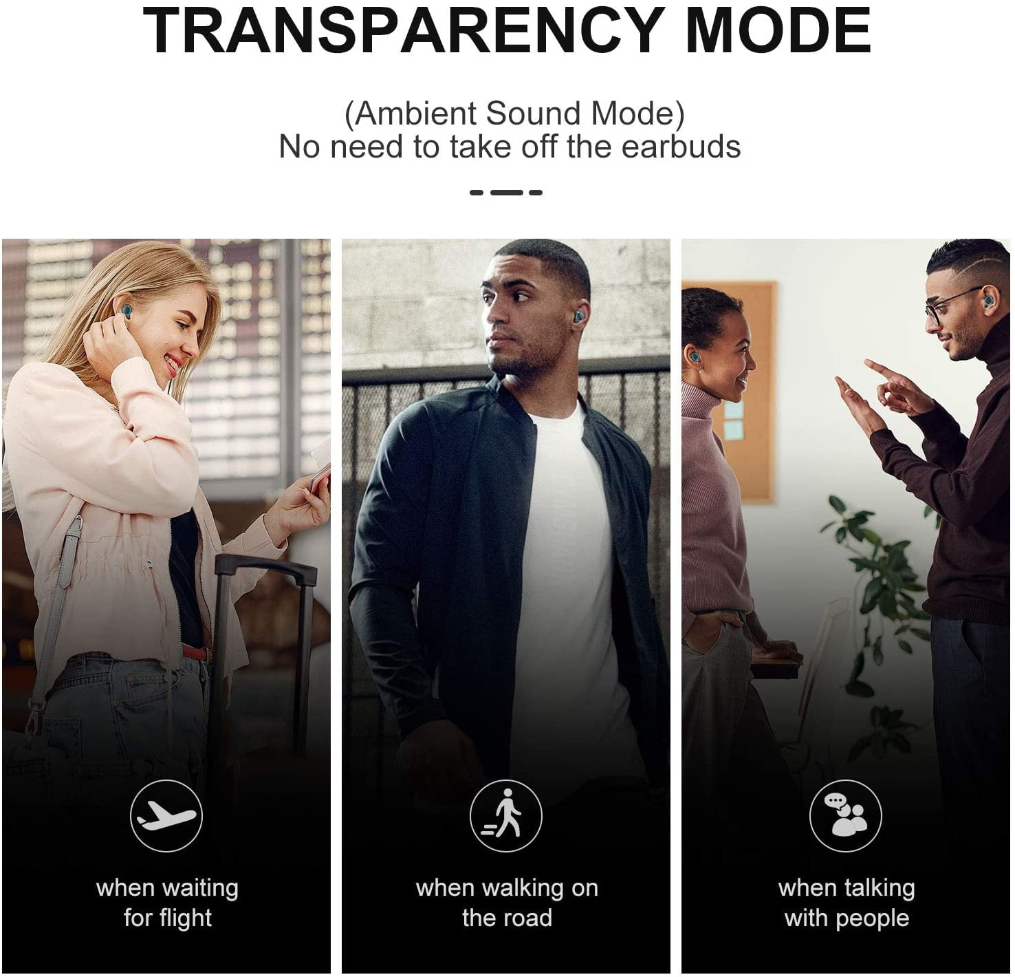 transparency mode earbuds