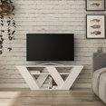 thumbnail image 2 of JV Home Pipralla Collection TV Stand Stylish Entertainment Unit | TV Cabinet for Living Room, Bedroom Suitable up to 50” (White), 2 of 7