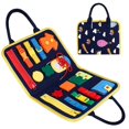 thumbnail image 1 of Montessori Busy Board: Sensory Toys To Develop Fine Motor Skills In Toddlers & Preschoolers Christmas And Halloween Gift, 1 of 5