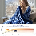thumbnail image 5 of Puredown Electric Heated Blanket King Size with Dual Control, Heated Blanket with 10 Heating Levels, 1-12 Hours Auto Shut Off, Machine Washable, Fast Heating Warming Throws (100x90 Inches, Navy), 5 of 8