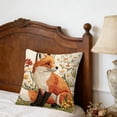 thumbnail image 4 of Tuvgenk Polyester Throw Pillow Covers 18x18 In Indoors Pillowcases Multicolor Furry Fox for Couch, 4 of 6