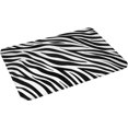 thumbnail image 4 of Zebra Print Doormat Front Door Rug, 24"X16" Absorbent Machine Washable Inside Door Mat, Non Slip Low-Profile Entrance Rug for Entry, Back Door, 4 of 6