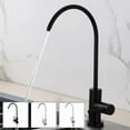 thumbnail image 2 of Kitchen Faucets Direct Drinking Tap Black Matte Stainless Steel Kitchen Water Filter Tap Ro Purify System Reverse Osmosis, 2 of 5