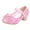 ZA-Pink, variant on Zanarzt Girls Dress Shoes Little Girls Dress Shoes Wedding Party Princess Shoes Flats for Kid Toddle Mary Jane Shoes Pink,11.5