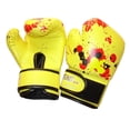 thumbnail image 1 of Toystoory 1 par de guantes de boxeo para niños, saco de boxeo deportivo de cuero PU, guantes de entrenamiento para niños, guante de entrenamiento de Boxeo Amarillo Toystoory OD000223-04, 1 of 6