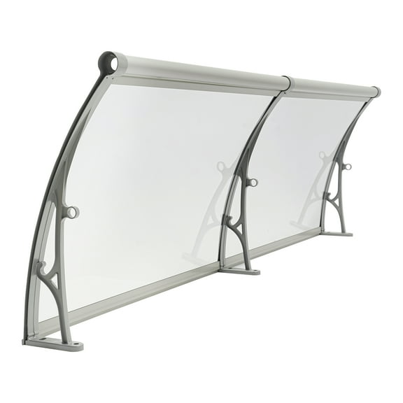 Front Door Arch Rainshed, Awning Window Door Awning Canopy 78.7x23.6in Entry Door Overhang Aluminum Alloy Awning Outdoor Window Awning Door Canopy, Window Awning Exterior,Sun UV, Rain Snow Protection