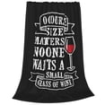 thumbnail image 2 of Bingfone Wine Funny Print Flannel Fleece Blanket Throw Blanket For Bed,Sofa,Couch,Travel,Camping(60"X50"), 2 of 9