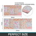 thumbnail image 7 of Pioneer Flower Floral Print Pattern Kitchen Rugs Sets Of 2,Anti Fatigue Kitchen Mat Rugs Non Slip Washable,Decorative Kitchen Floor Mats for Kitchen,Sink,Laundry,17"x30"+17"x47", 7 of 7