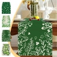 thumbnail image 7 of Steadline St. Patrick's Day Table Runner,183cm Green Clover Pattern Linen Table Cover,Heat Resistant Dining Table Decor,Irish Themed Party Table Setting, 7 of 7