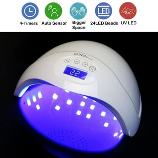 Cordless LED Nail Lamp96W Rechargeable UV LED Nail Lamp with Portable  Handle, Multi-Function UV Light for Nails 