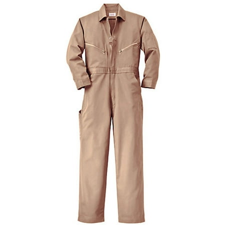 Walls Men's Twill Non Insulated Coveralls Khaki 40 Tall