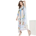 thumbnail image 6 of Oussum Women Plus Size Kaftan Maxi Dress Kimono Sleeve Caftan Evening Gown Digital Printed Party wear Casual Dresses Online, 6 of 8